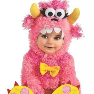 Pink Monster Costume 12/18 Months